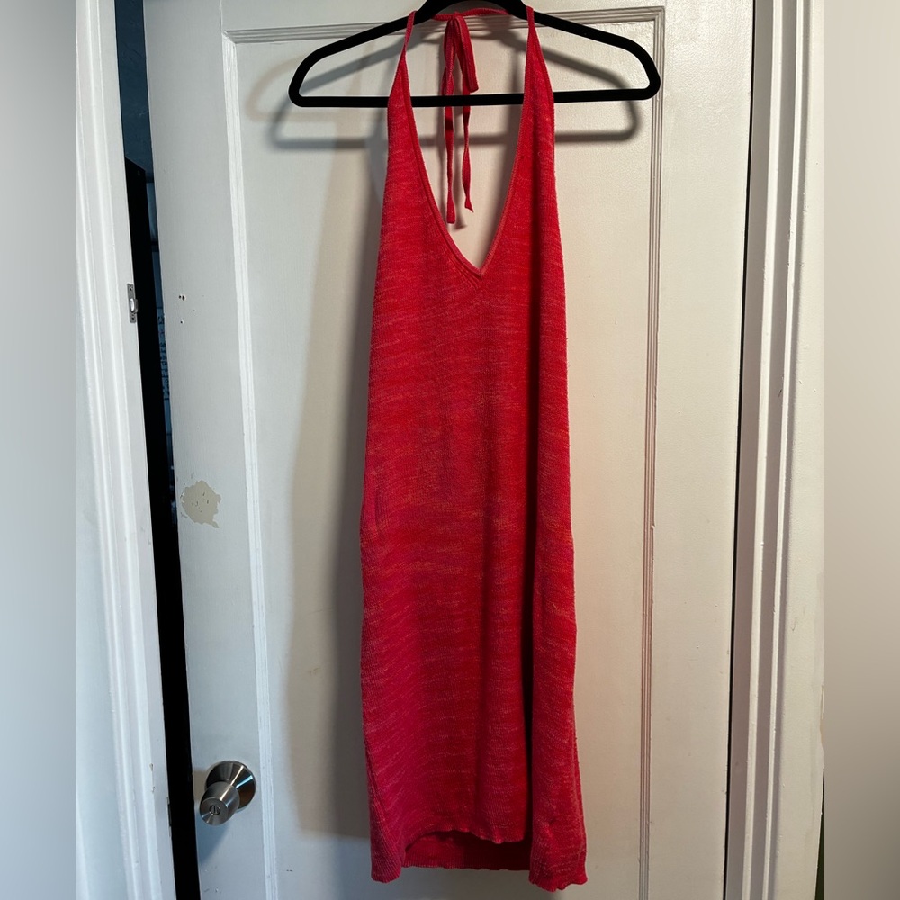 Wild Fable Pink Halter Knit Dress